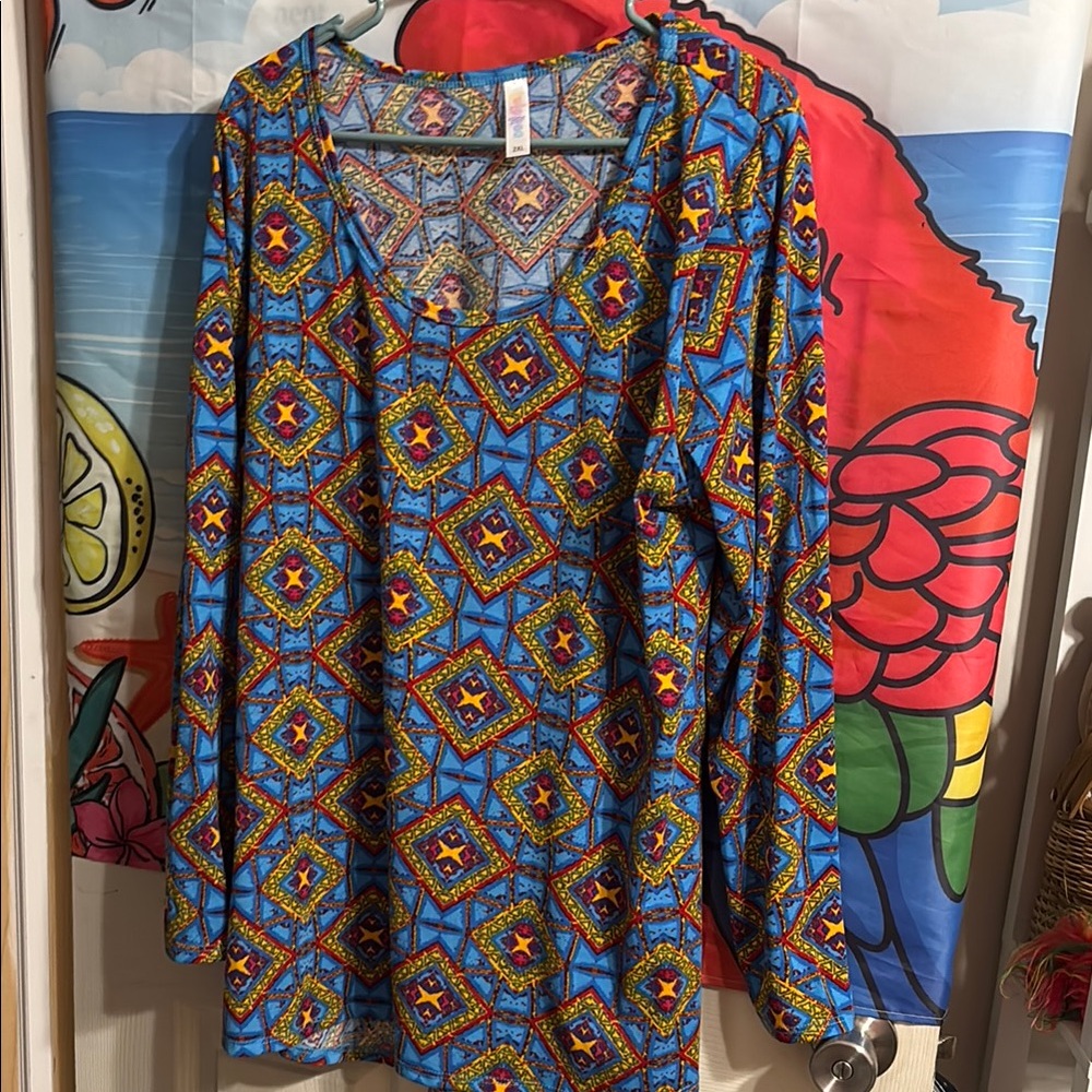 LulaRoe Colorful Long Sleeve Top